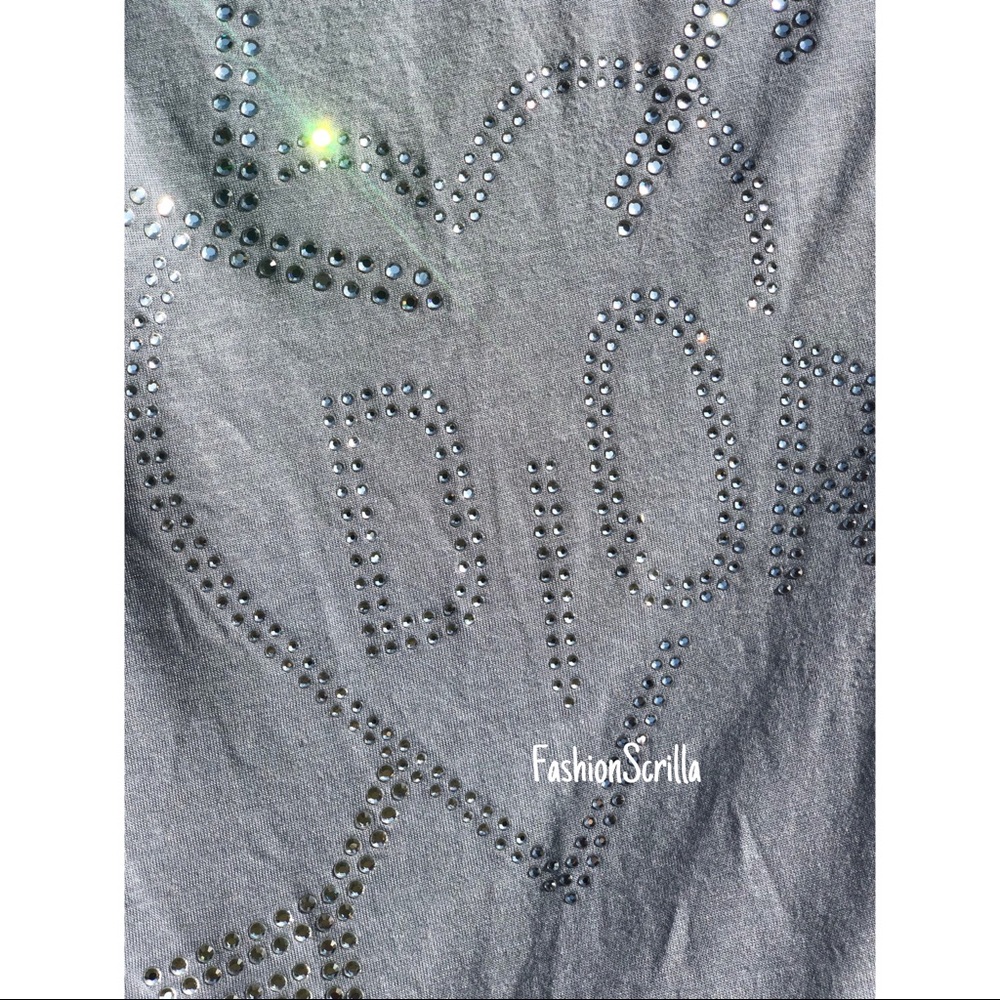 Christian Dior 2000s I heart Dior Cupid Arrow Diamanté Crystal Heart Tank Top - Picture 3 of 16